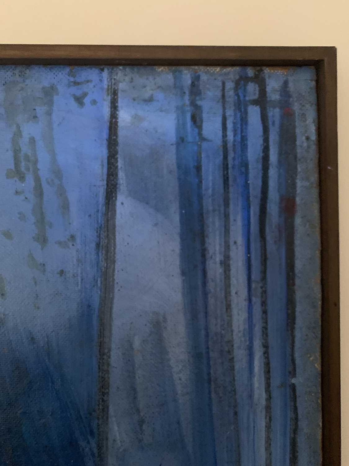 Sir Terry FROST (1915-2003) Blue and Black Verticals Oil on board Signed, dated and inscribed - Image 11 of 14