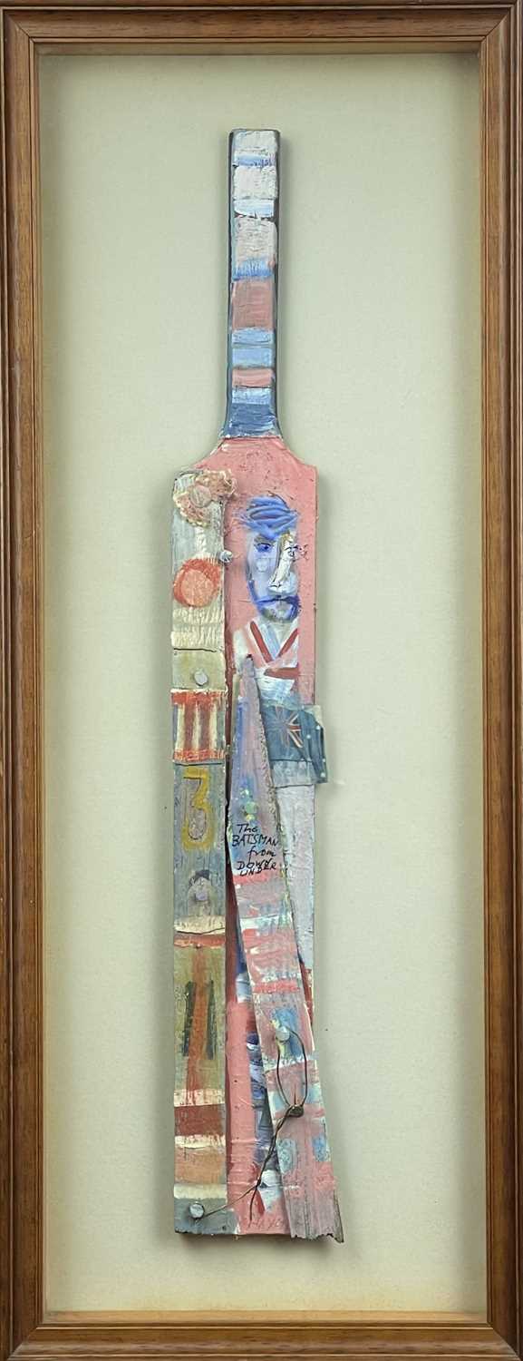 Patrick HAYMAN (1915-1988) The Batsman from Down Under Mixed media construction Signed and inscribed - Image 2 of 7