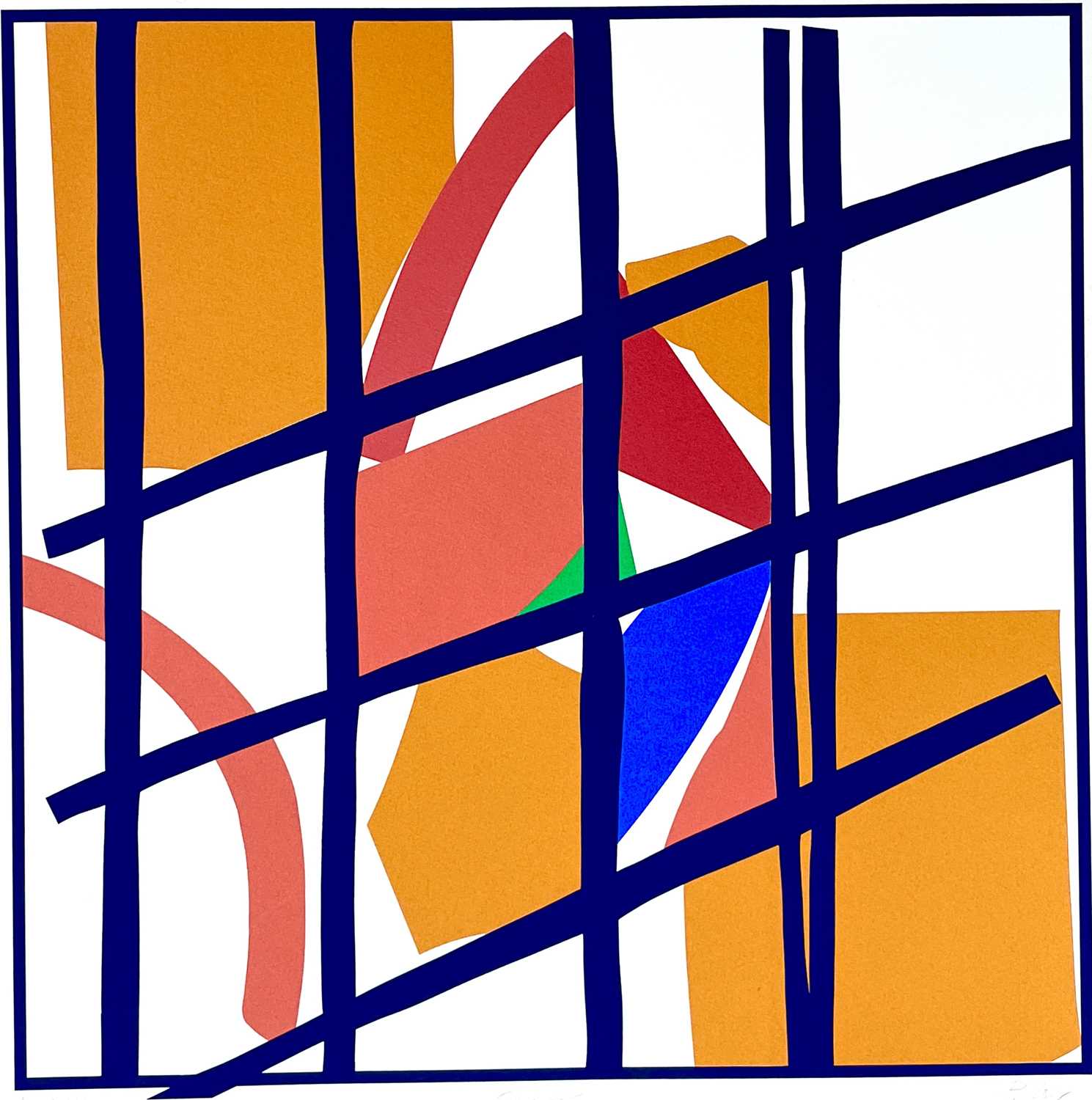 Sandra BLOW (1925-2006) Facets Screenprint Signed and inscribed Numbered A/P XIII/XVIII Paper size