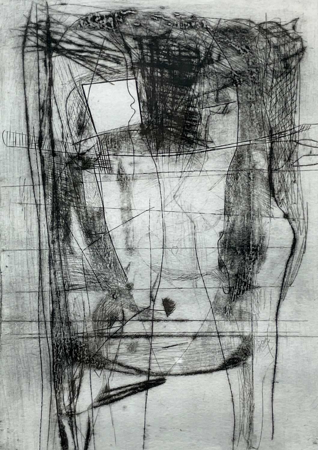 Peter LANYON (1918-1964) Beast, 1959 Etching Signed and inscribed by Sheila Lanyon also stamped PL