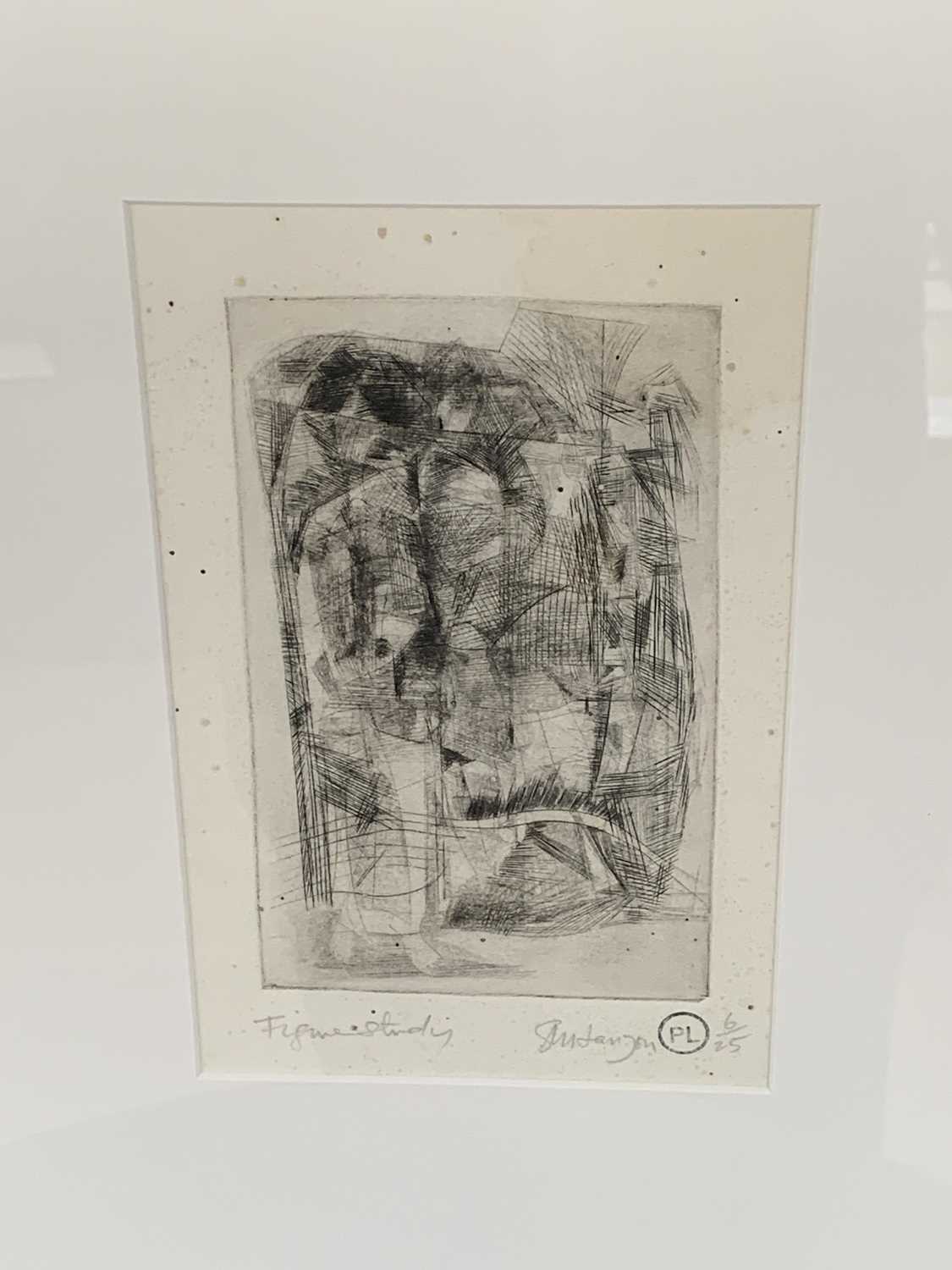 Peter LANYON (1918-1964) Figure Study Etching Signed and inscribed and numbered 6/25 by Sheila - Image 4 of 4