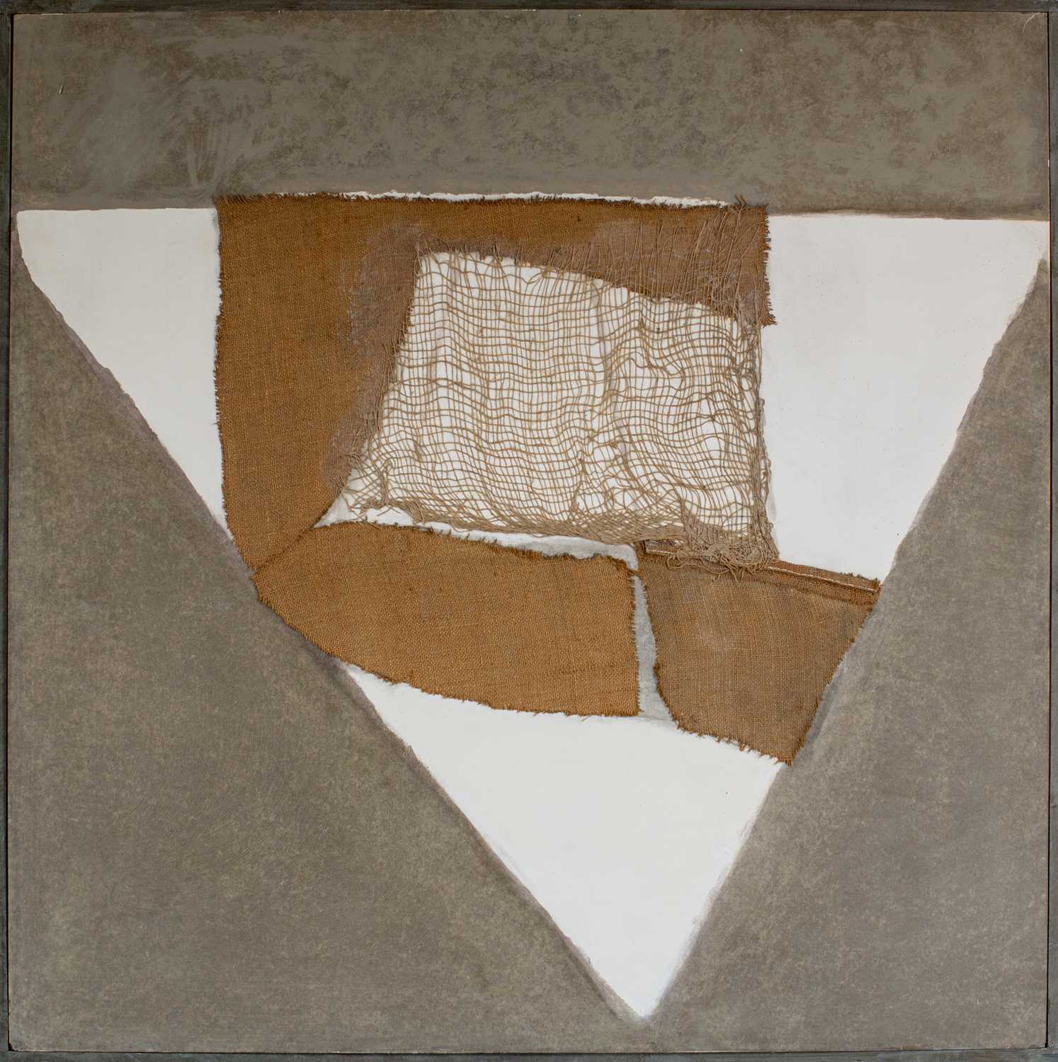 Sandra BLOW (1925-2006) No. Five Indigo Mixed media and collage on board Signed, inscribed and dated - Image 2 of 4