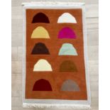 Breon O'CASEY (1928-2011) Far Hills A Juliet Gooden ORIGINAL wool rug Edition 1/10 Signed by the