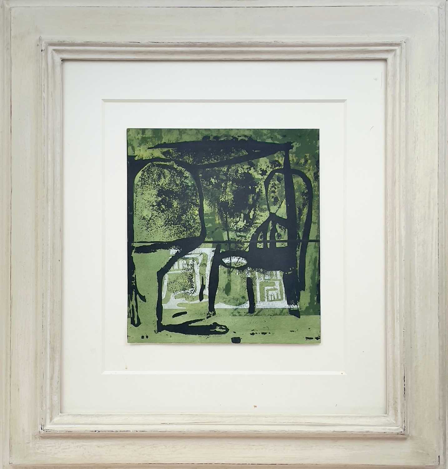 Peter LANYON (1918-1964) In the Trees Screenprint The Fine Art Society PLC label to verso 21.8 x - Image 2 of 3