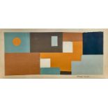 Edward H. ROGERS (1911-1994) Abstract Design No. 51 Collage Signed and dated 1963 Inscribed to verso