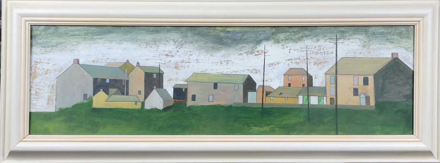 Jack PENDER (1918-1998) Trevithal, 57 Acrylic and pencil on board Signed Further signed, inscribed - Image 2 of 3