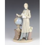 A Lladro figure of a scholar 5208 32cm