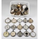 A quantity of pocket watches and stop watches