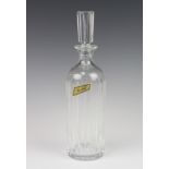 A Baccarat Crystal decanter and stopper 31cm, boxed