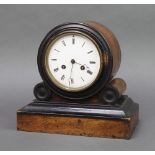 Japy Freres, a French 19th Century 8 day mantel clock, striking on a bell with 12cm circular