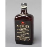 A bottle of Ainslie's Royal Edinburgh Choice Scotch Whisky 70% proof