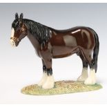 A Royal Doulton Sporting and Ceremonial Horse Collection Shire RDA26 21cm