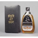 A 1970's 70cl bottle of Springbank 46%, 15 year old single malt whisky, boxed