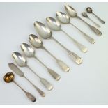 A collection of minor silver cutlery, mixed makers and dates, 200 grams