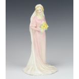 A Royal Doulton figure - The Bride HN1600 22cm The head has been professionally restored. There