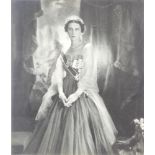 Cecil Beaton (1904-1980), a signed black and white portrait photograph of Princess Marina, signed
