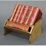 Asprey's Reference Library, 7 leather bound volumes - "Atlas, English Quotations and Provenance,