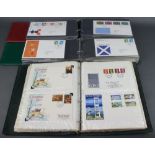 Three albums of first day covers