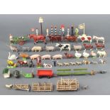 A collection of Britains farmyard figures etc