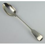 A William IV silver fiddle pattern basting spoon, London 1832, 134 grams