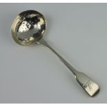 A Georgian silver sifter ladle London 1823 by George Turner & Thomas William Biddell, 54 grams