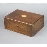 A cedar humidor with hinged lid 12cm x 29cm w x 21cm d Some scratches in places