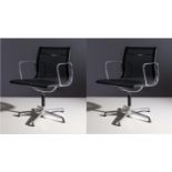 A PAIR OF E119 EXECUTIVE CHAIRS BY CHARLES & RAY EAMES