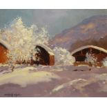 WINTER SNOW SCENE by George Gillespie