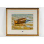 MARGARET GLASS, SUFFOLK SCHOOL, 20TH CENTURY PASTEL, high tide, Ramsholt, signed with initials, 10