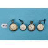 A LATE 19TH CENTURY ELGIN NICKEL CASED CROWN WIND POCKET WATCH, serial No 19941269, with white