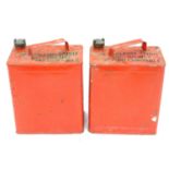 Two petrol cans (2) Please Note - we do not make reference to the condition of lots within