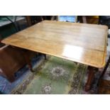 A 19thC oak Pembroke table. Approx. 41" long Please Note - we do not make reference to the condition
