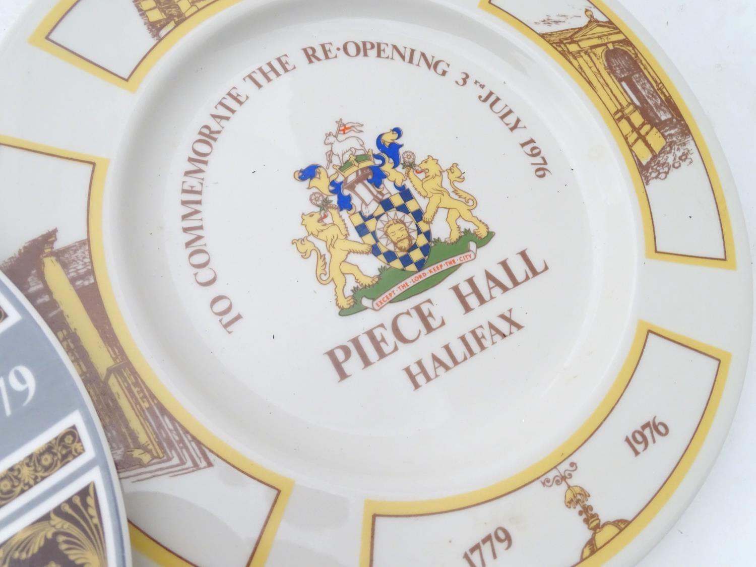 4 commemorative / souvenir plates for the Yorkshire town of Halifax. Please Note - we do not make - Image 6 of 9