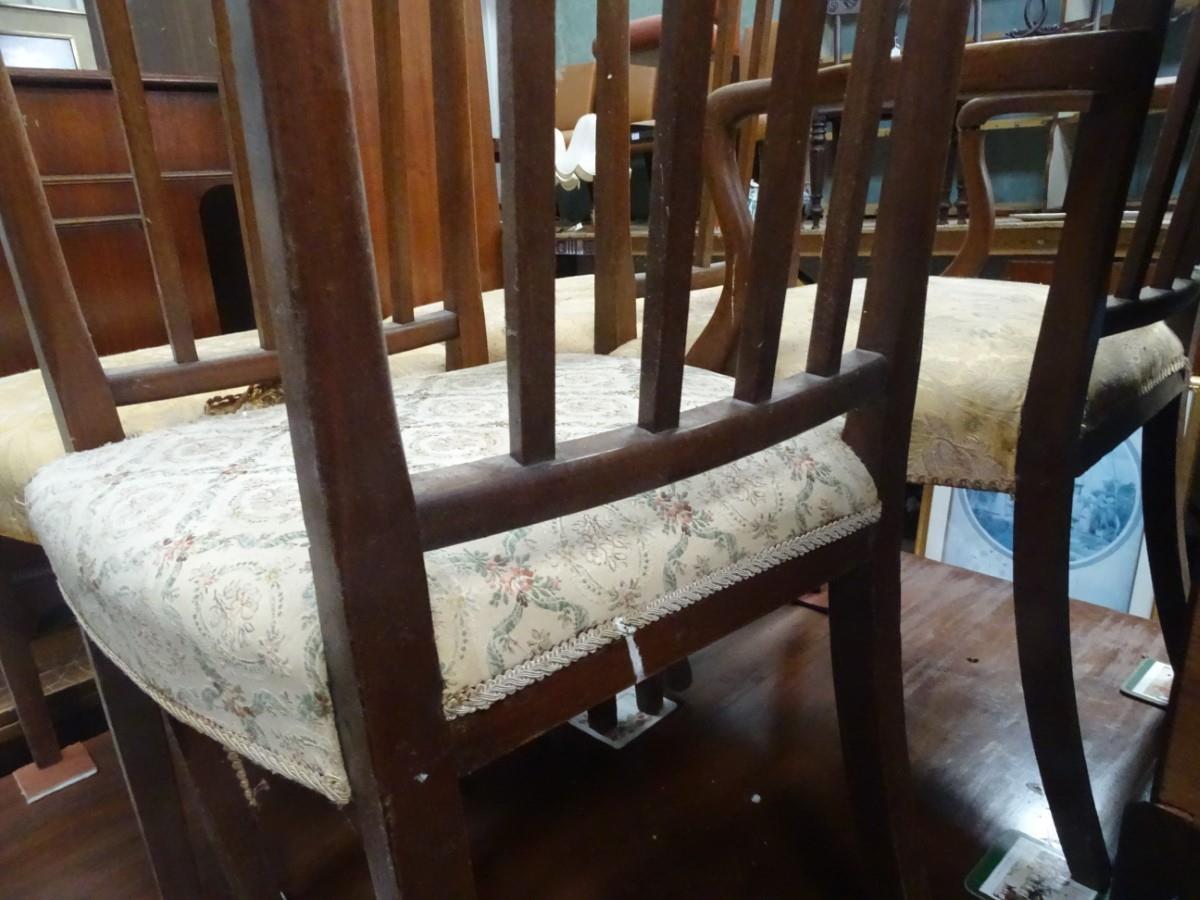 Four Georgian dining chairs. Each approx. 34 1/2" tall (4) Please Note - we do not make reference to - Image 2 of 5
