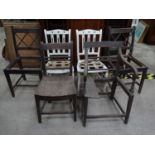 6 assorted chairs including 2 Mendlesham style chairs Please Note - we do not make reference to