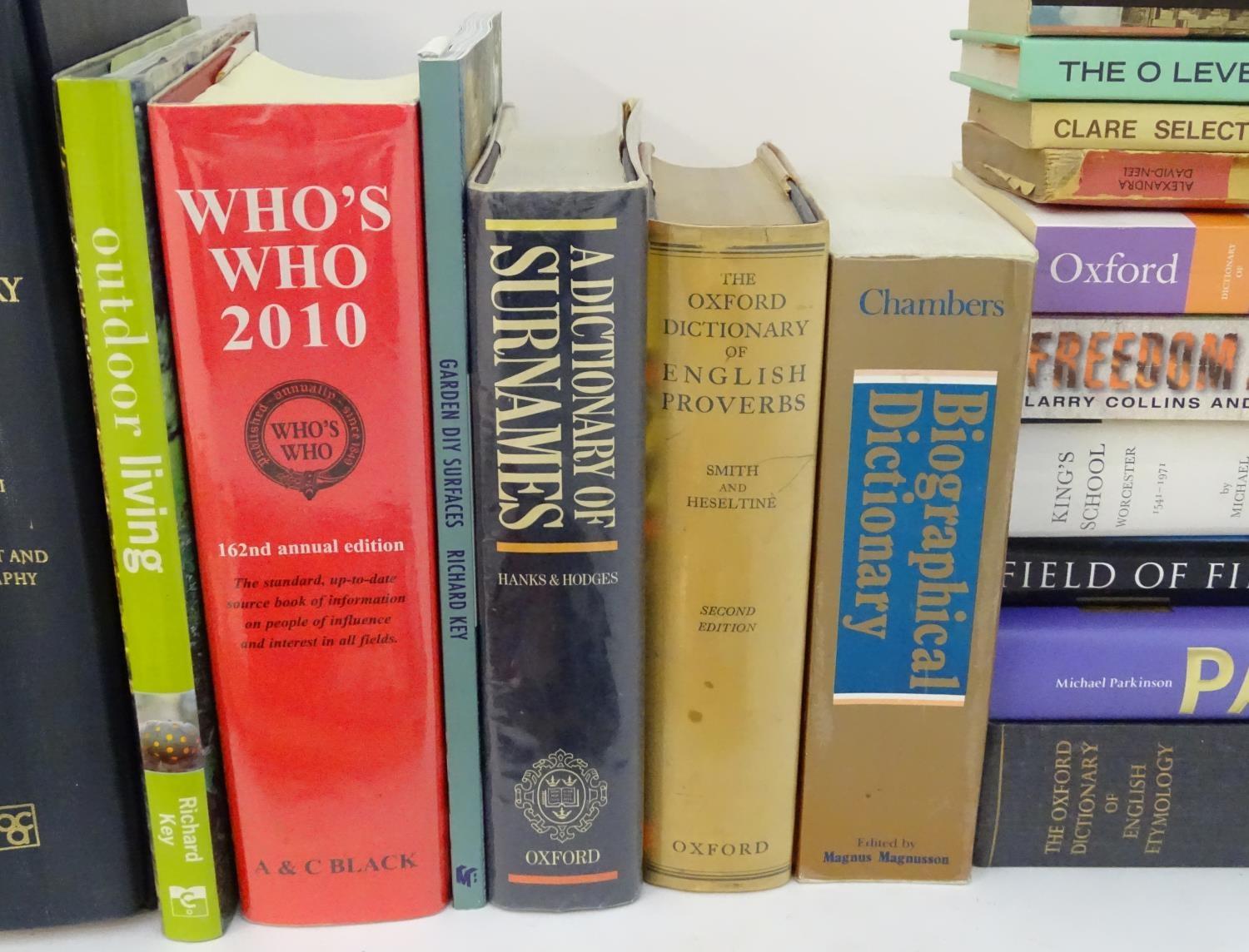 Books: A large quantity of assorted dictionaries and books to include The Compact Edition of the - Image 5 of 7