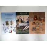Three auction catalogues from Lawrences ( vesta cases 2017, 2018 snuff boxes etc) Please Note - we