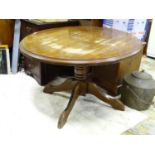A circular pub table, approx. 44" diameter Please Note - we do not make reference to the condition