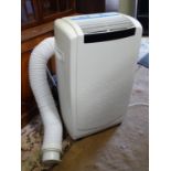 A portable air conditioning unit. Approx. 33" tall Please Note - we do not make reference to the