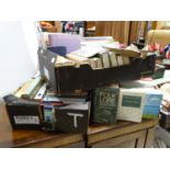 Three boxes of assorted books on various subjects to include History, Geography, Poetry etc Please