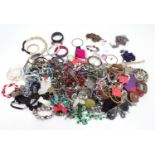 A large quantity of costume jewellery Please Note - we do not make reference to the condition of