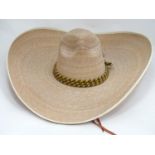 Mexican Sombrero hat Please Note - we do not make reference to the condition of lots within