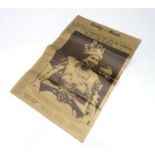 Royal memorabilia : Reproduction - Special gold edition of daily mail for the 1953 Coronation Please