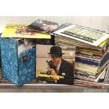 A large quantity of vinyl records, to include the best of Peter Sellers, together with classical
