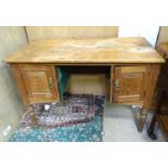 An early 20thC pine desk / wash stand. Approx. 41 1/2" wide Please Note - we do not make reference