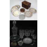 A quantity of glassware, silver plate etc. Please Note - we do not make reference to the condition