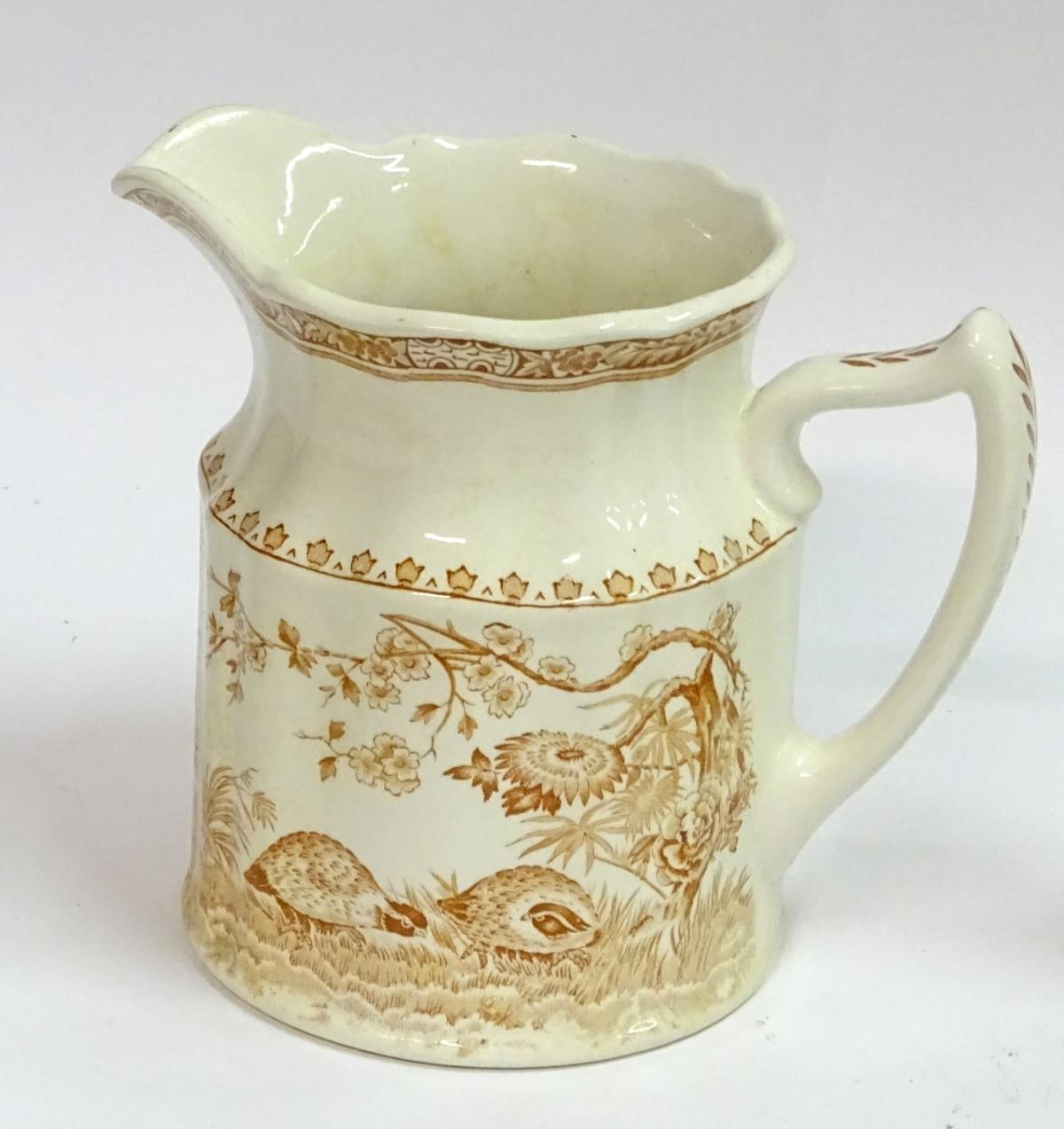 A quantity of Furnivals tea wares decorated in the 'Quail' pattern, to include 4 cups, 6 saucers, - Image 9 of 9