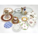 A quantity of ceramics to include Staffordshire, Collingwood, Royal Worcester, etc. Please Note - we