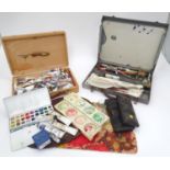 A quantity of artist's materials Please Note - we do not make reference to the condition of lots