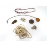 A quantity of assorted costume jewellery Please Note - we do not make reference to the condition